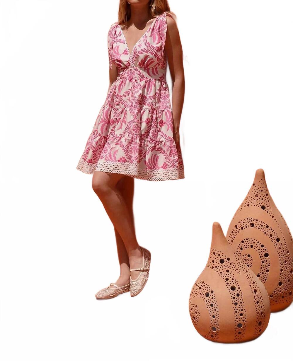 NEW KASIA naxos mini dress in pink